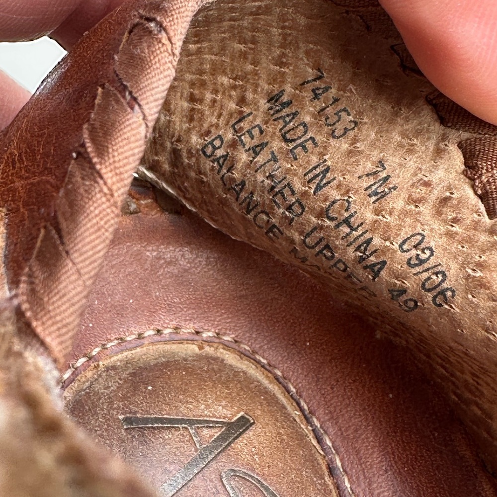 Clarks Artisan Collection Retro Mary Jane Style Leather Wedge Heels Women’s 7 - Picture 8 of 9